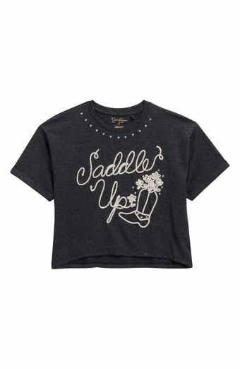 Jessica Simpson Kids' Cuff Graphic T-Shirt