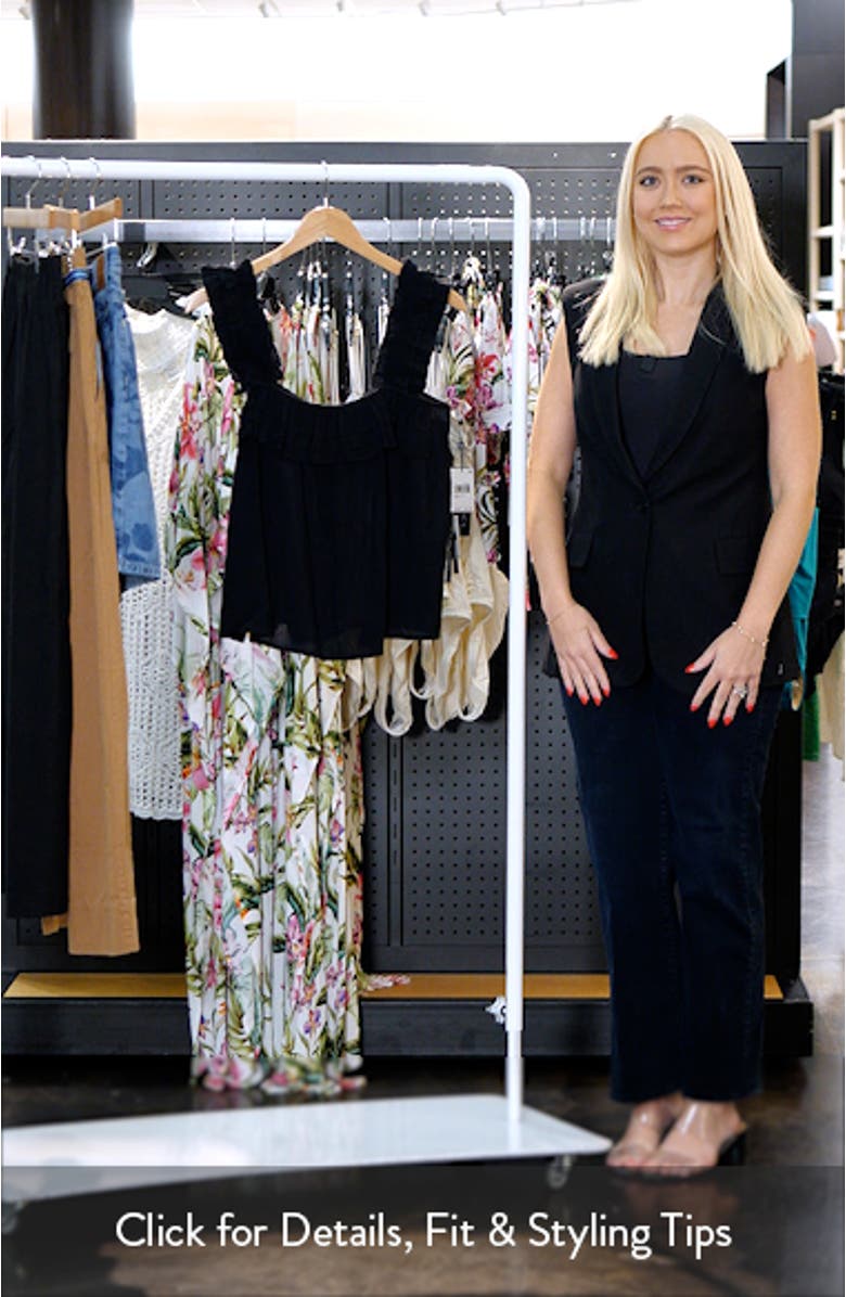 Clara Ruffle Boxy Top, sales video thumbnail