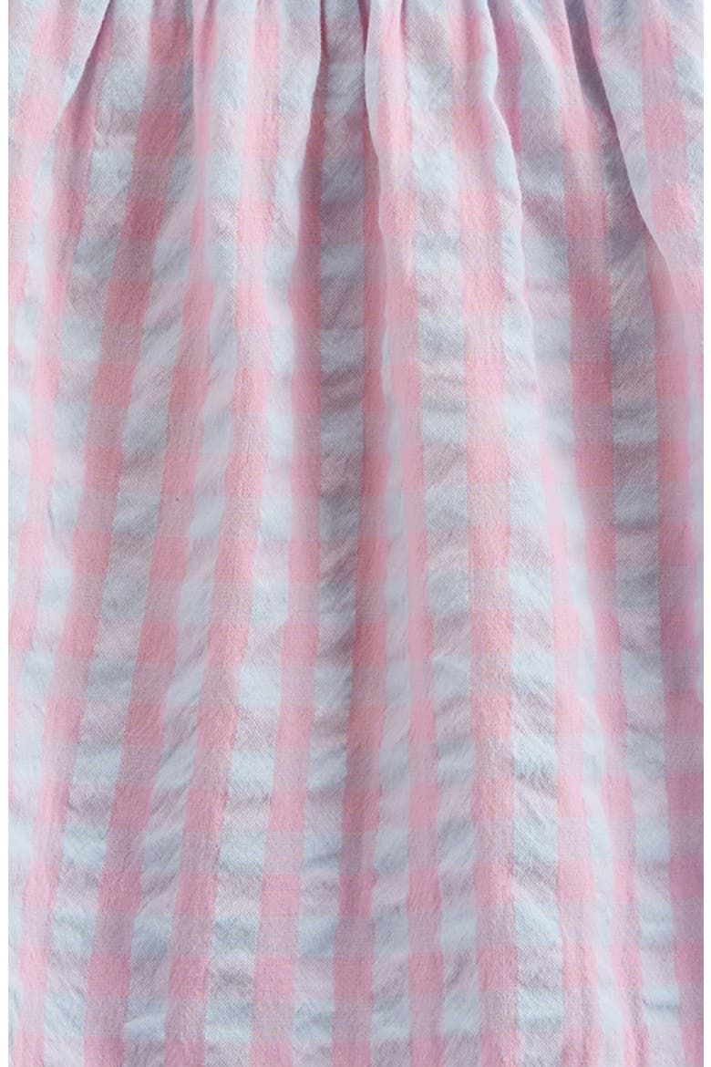 Kids' Ruffle Seersucker Sundress, Alternate, color, BLUE DELICATE COLETTE CHECK