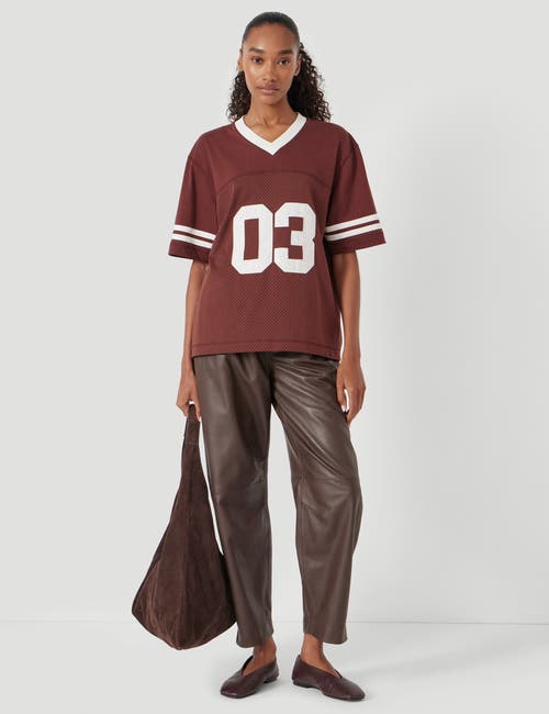 Hush Sporty Graphic T-shirt In Brown