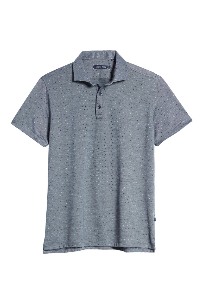 Jacquard Performance Polo, Alternate, color, LIGHT BLUE