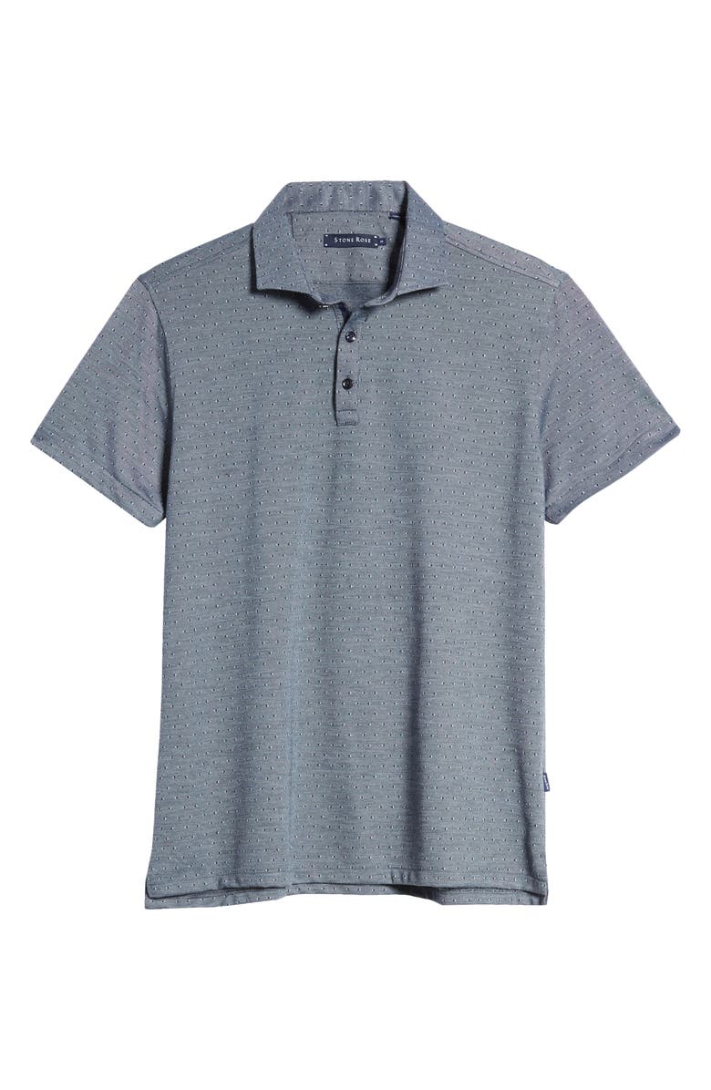 Stone Rose Jacquard Performance Polo, Alternate, color,