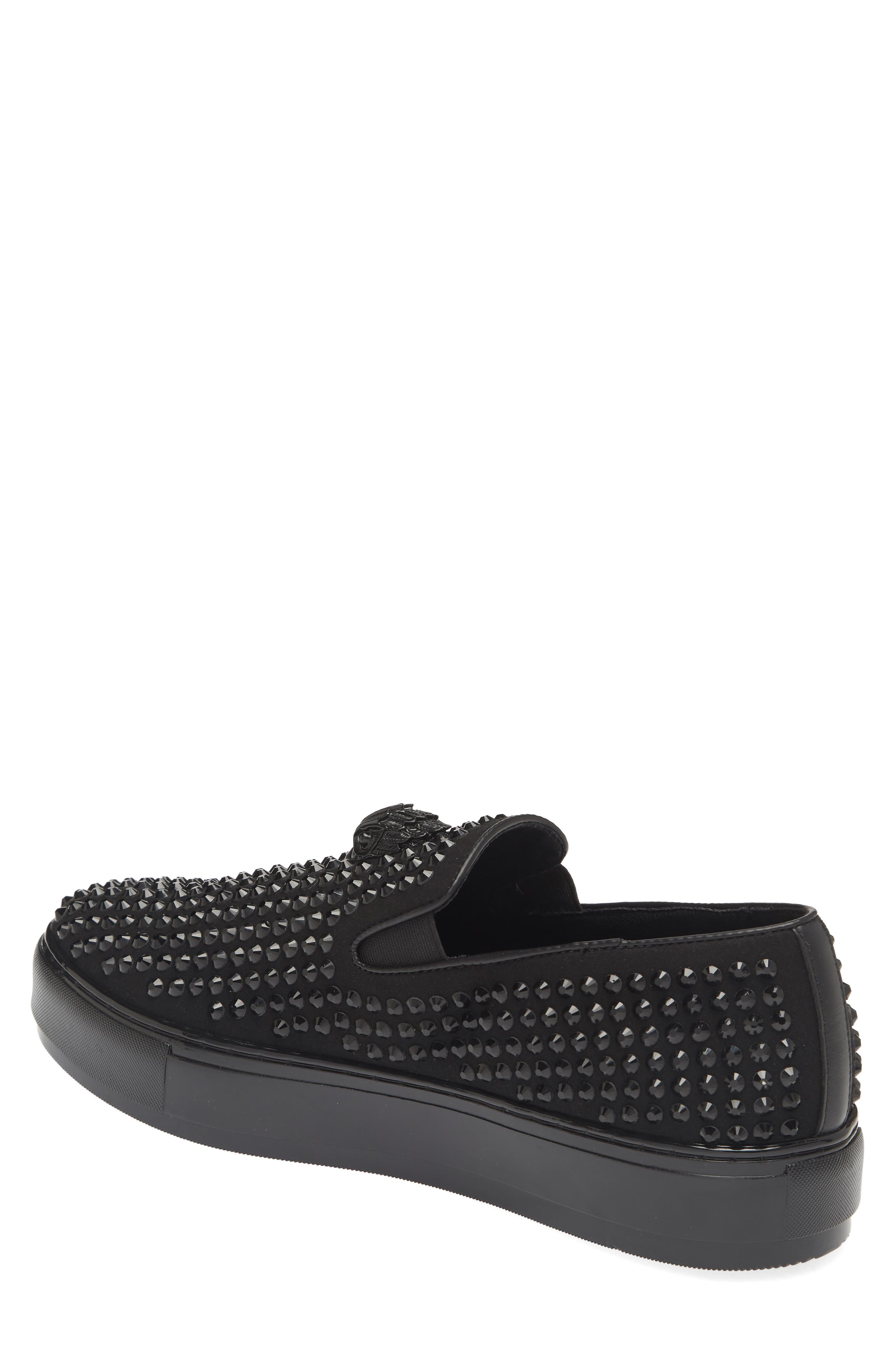 Kurt Geiger London Laney Crystal Stud Platform Slip-On Sneaker, Alternate, color, 
