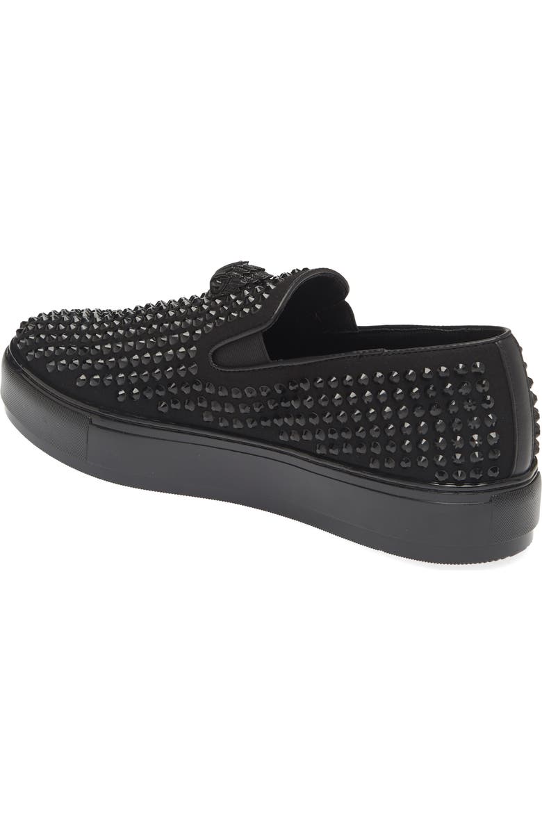 Kurt Geiger London Laney Crystal Stud Platform Slip-On Sneaker, Alternate, color,