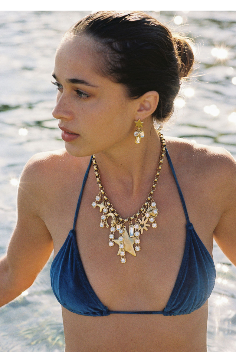 sccollection Stevie Earrings, Alternate, color, Gold