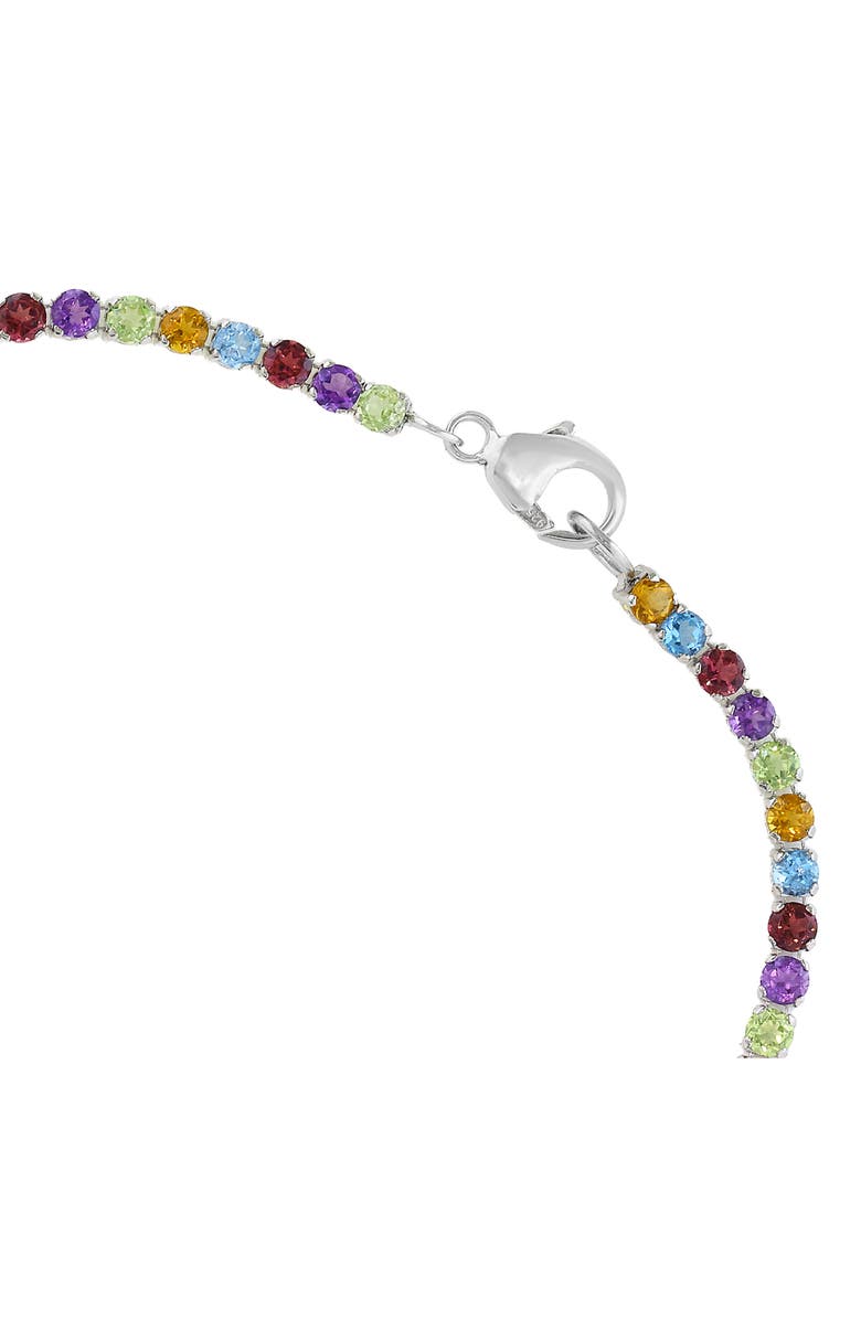 EFFY Semiprecious Stone Tennis Bracelet, Alternate, color, Silver/ Multi
