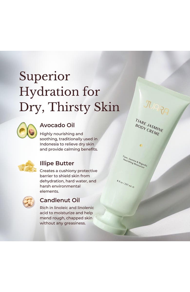 Juara Tiare Jasmine Body Crème, Alternate, color, NO COLOR
