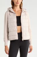 Zella Lumen Hybrid Quilted Jacket