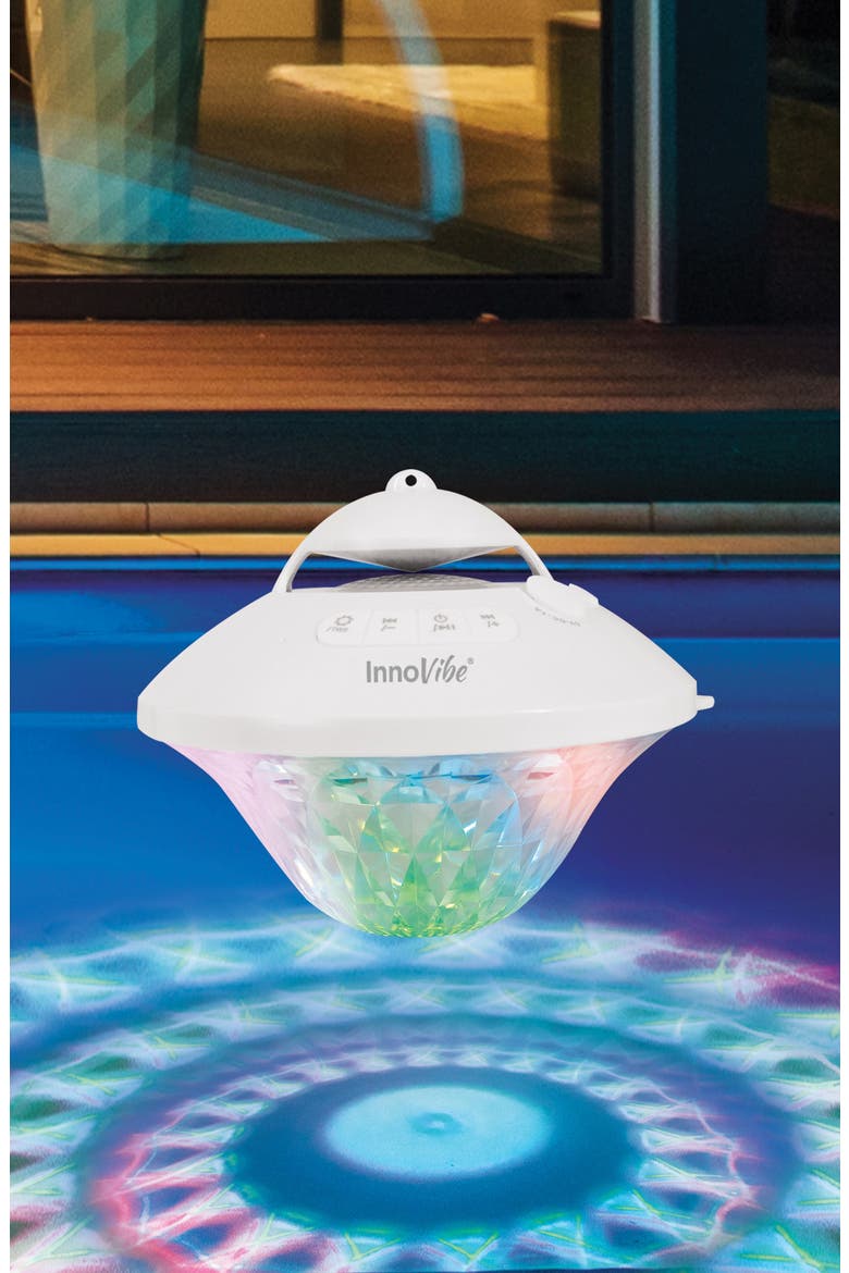 LED Lightshow Floating Speaker, Alternate, color, WHITE CLEAR