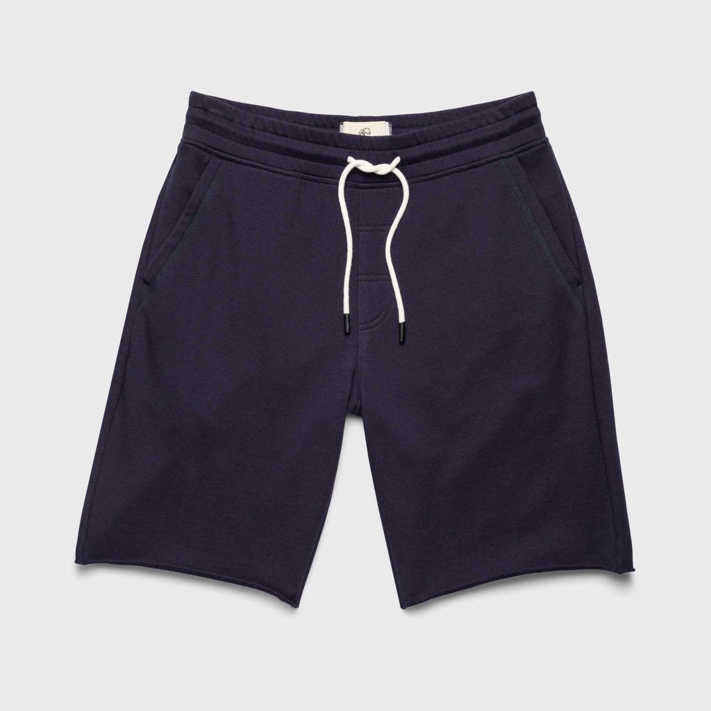 Surfside Supply Co. Sailor Drawstring Terry Short In Navy Blazer