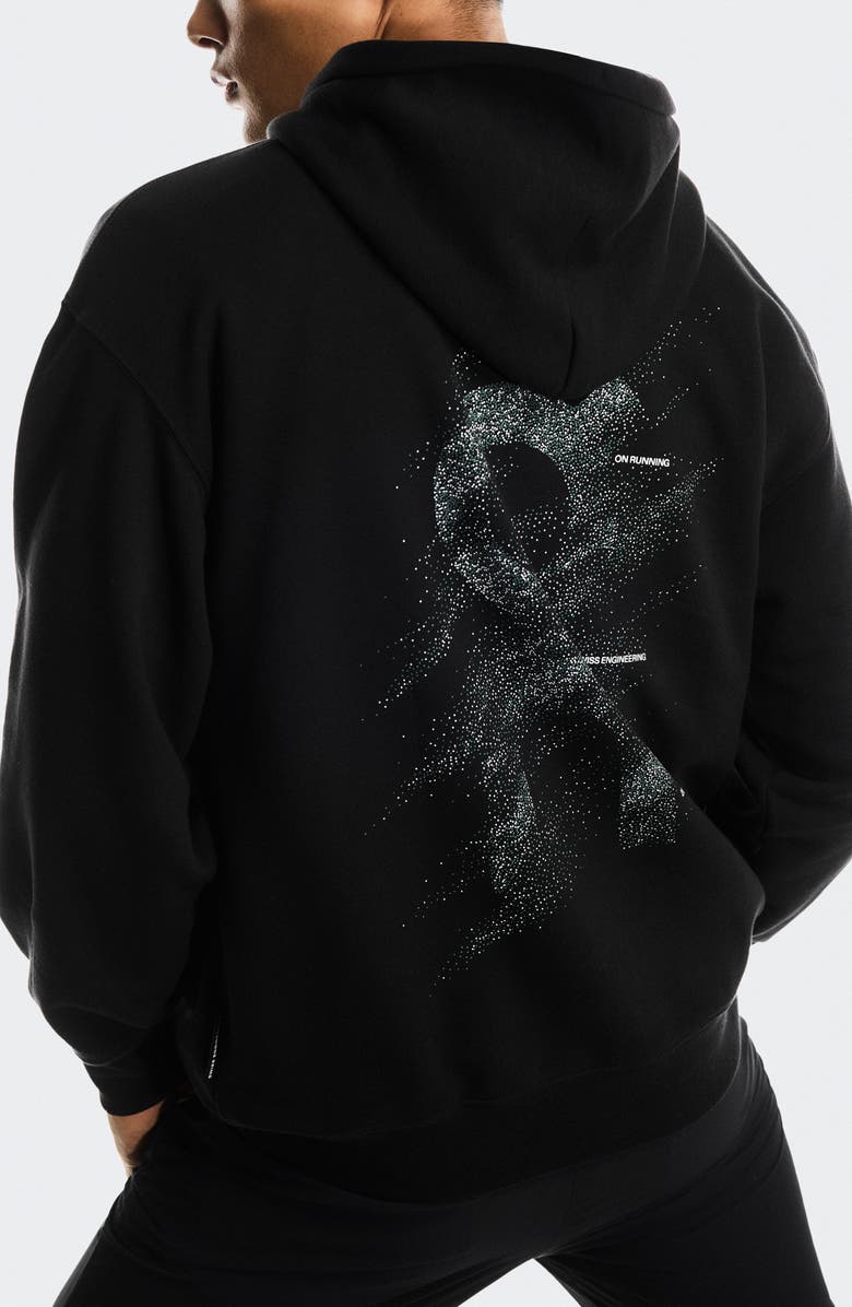 On Club Graphic Hoodie, Alternate, color, Black/ Olive