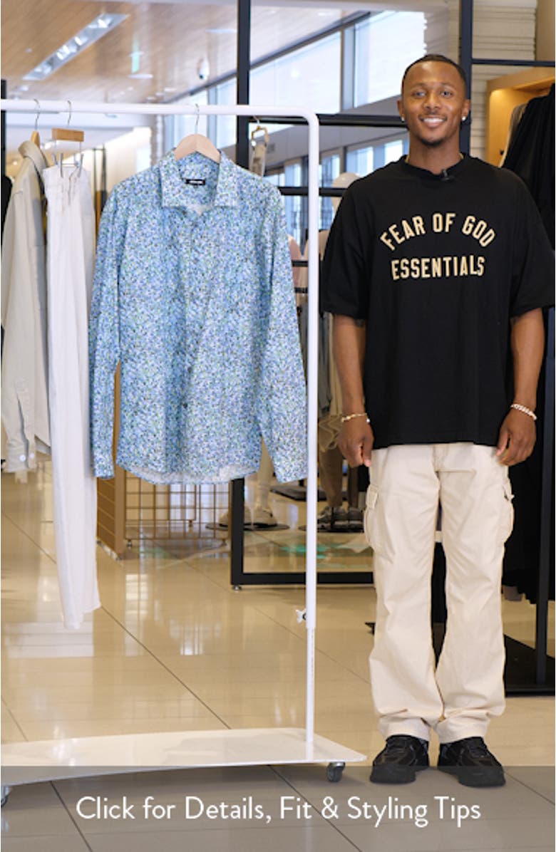 Speckle Print Sport Shirt, sales video thumbnail