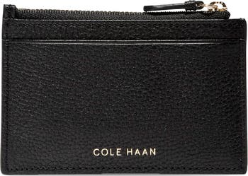 【Cole Haan】★カードケース★ Zip Card Case Women's Leather Zip Card Case in Blue | Cole Haan