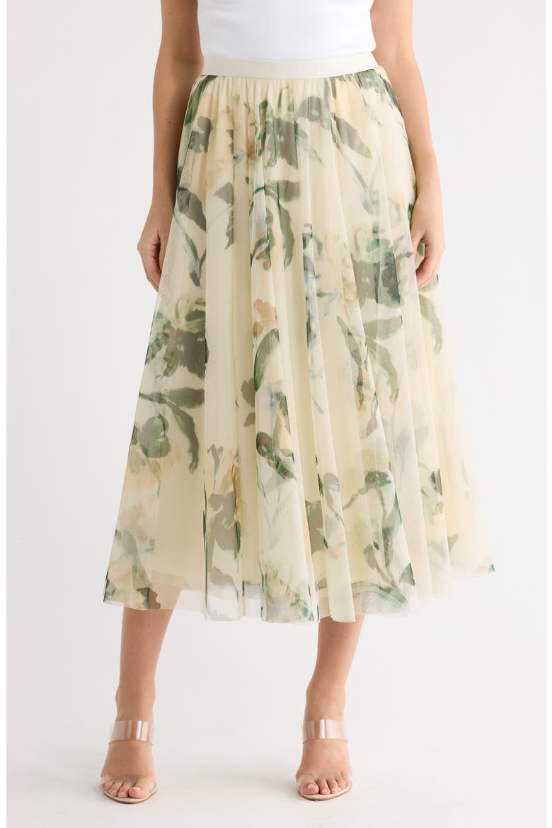 Tulle Skirt, Main, color, IVORY