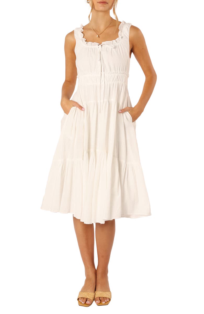 Petal & Pup Oriana Midi Dress, Main, color,