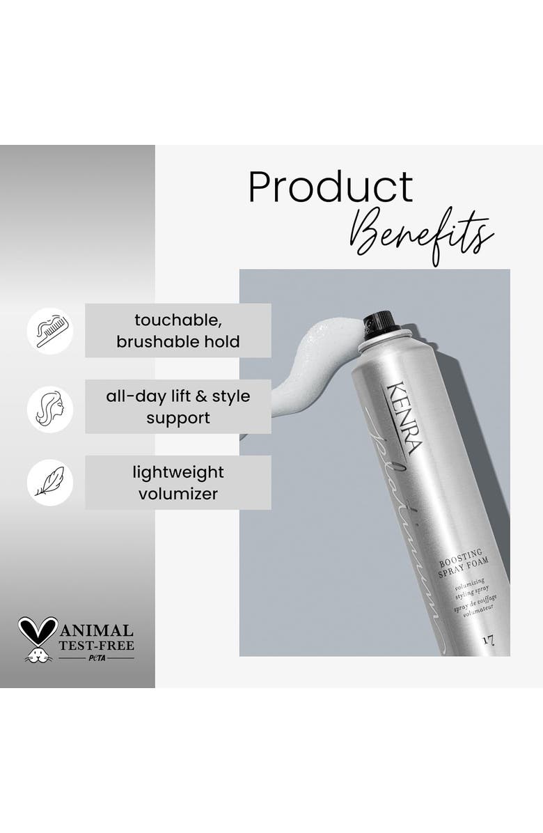 KENRA Platinum 17 Boosting Spray-Foam 8 oz, Alternate, color, N/A