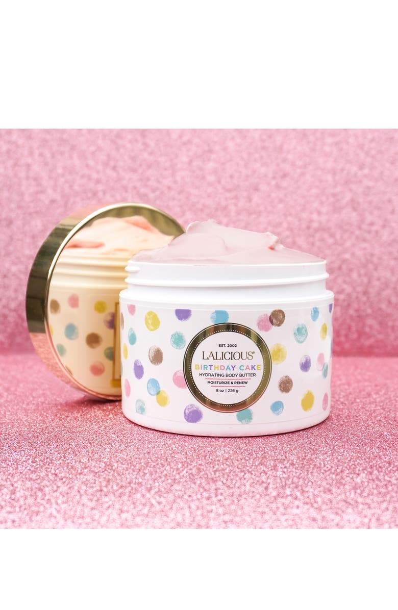 LALICIOUS Birthday Cake Hydrating Body Butter, Alternate, color, 