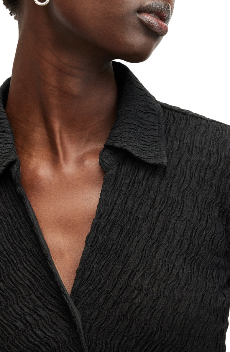 AllSaints Connie Long Sleeve Midi Dress, Alternate, color,