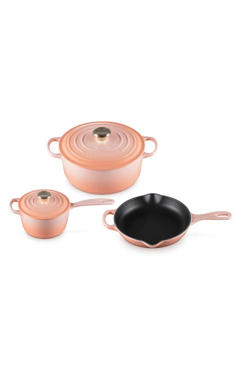 5-Piece Signature Enameled Cast Iron Cookware Set