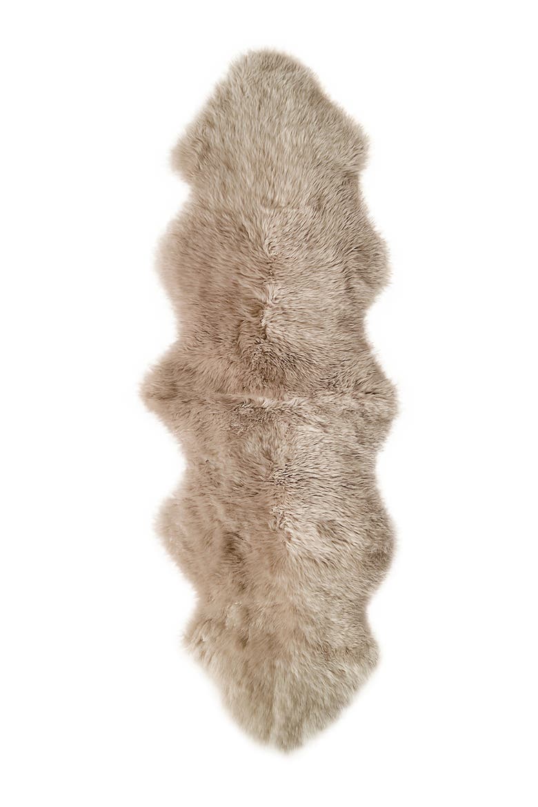 New Zealand Genuine Sheepskin Throw, Main, color, TAUPE
