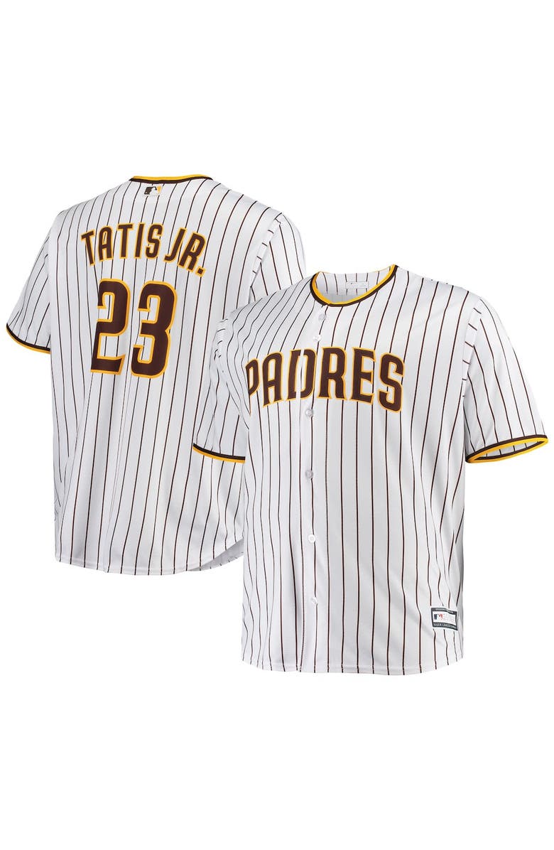 PROFILE Men's Fernando Tatis Jr. White San Diego Padres Big & Tall Replica Player Jersey, Main, color, White