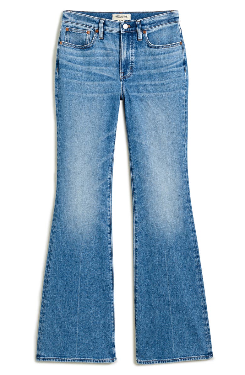 Madewell Curvy Flea Market Flare Jeans, Alternate, color, 