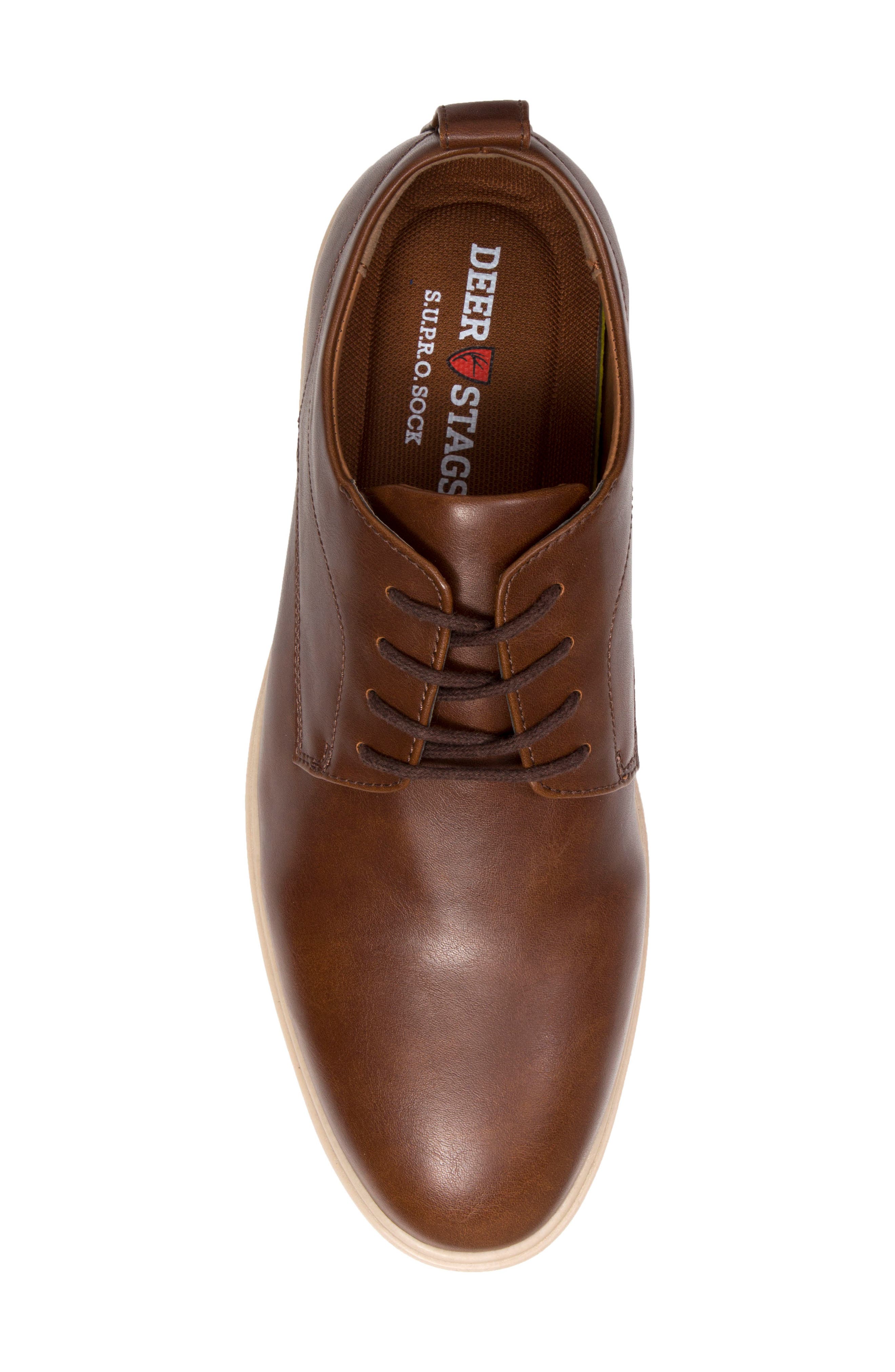 Deer Stags Lisbon Derby, Alternate, color, Brown