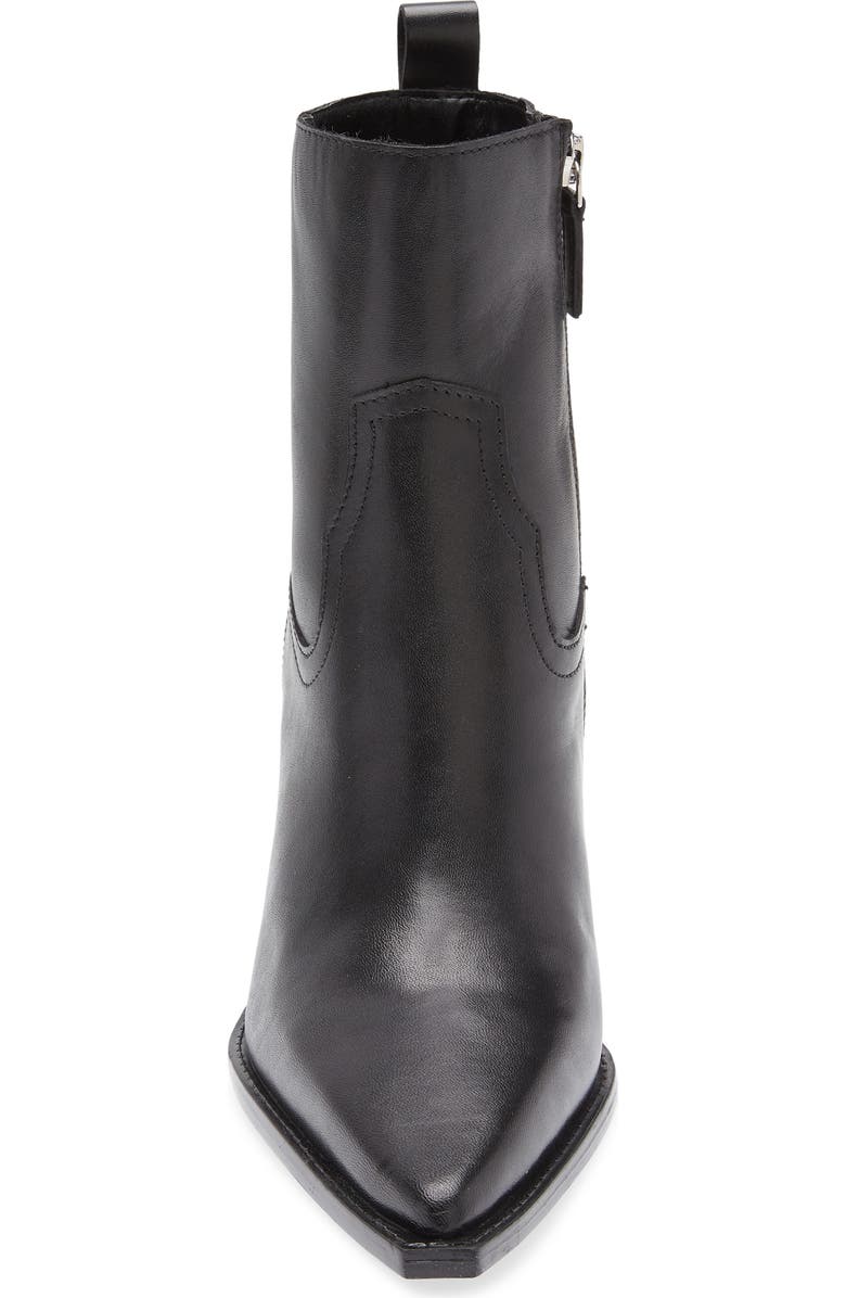 MANGO Pointed Toe Bootie, Alternate, color, Black