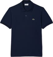 Lacoste Essentials Classic Fit Cotton Blend Piqué Polo