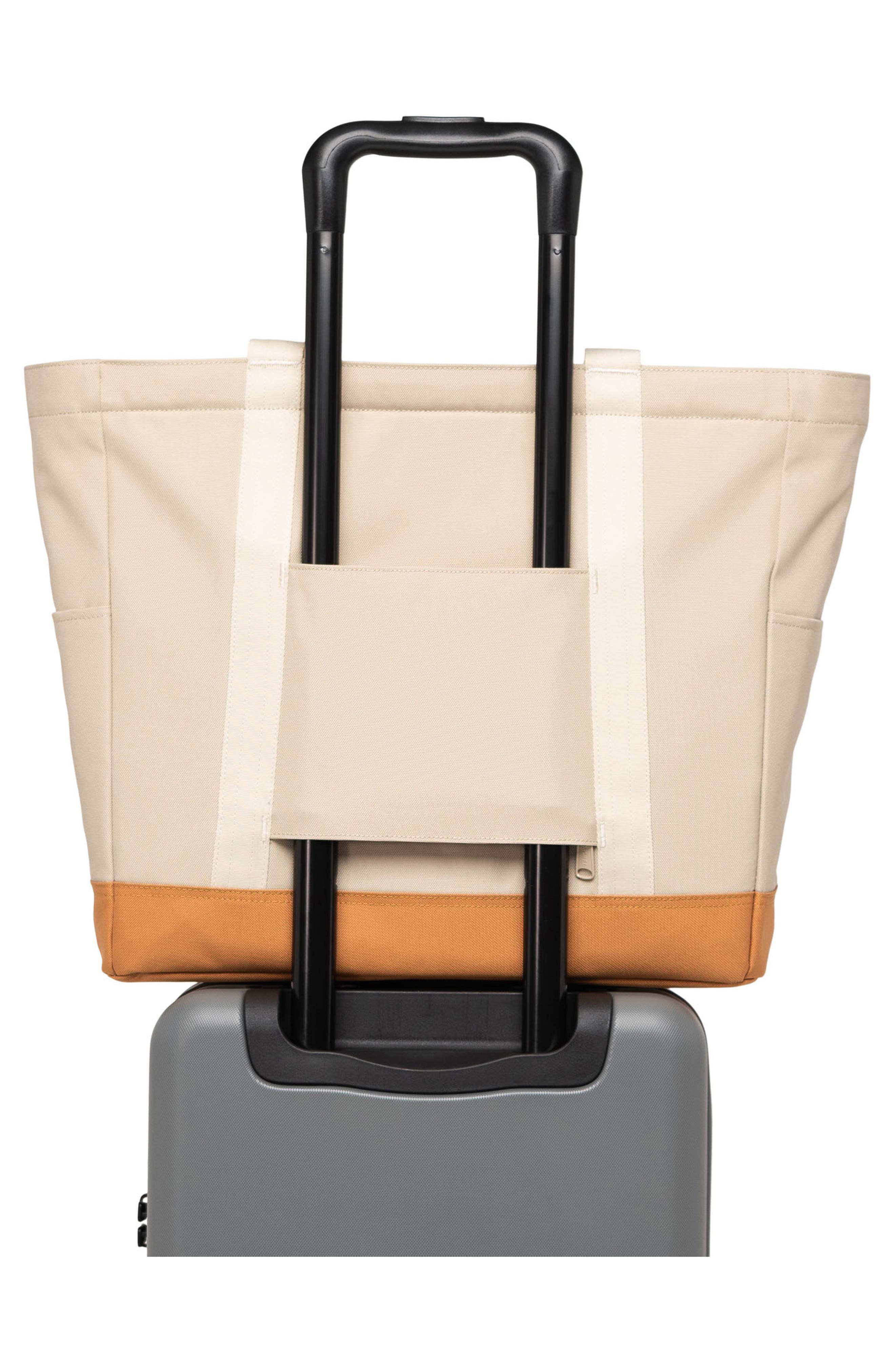 Herschel Supply Co. Heritage Recycled Twill Tote, Alternate, color, Eucalyptus/Whitecap Gray