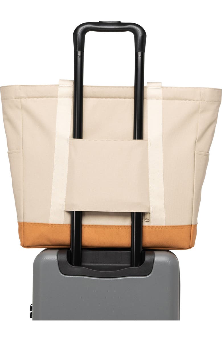 Herschel Supply Co. Heritage Recycled Twill Tote, Alternate, color, Eucalyptus/Whitecap Gray
