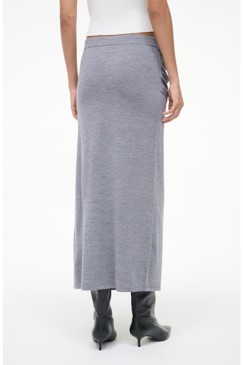 Wilma Merino Wool Skirt, Alternate, color, HEATHER GREY