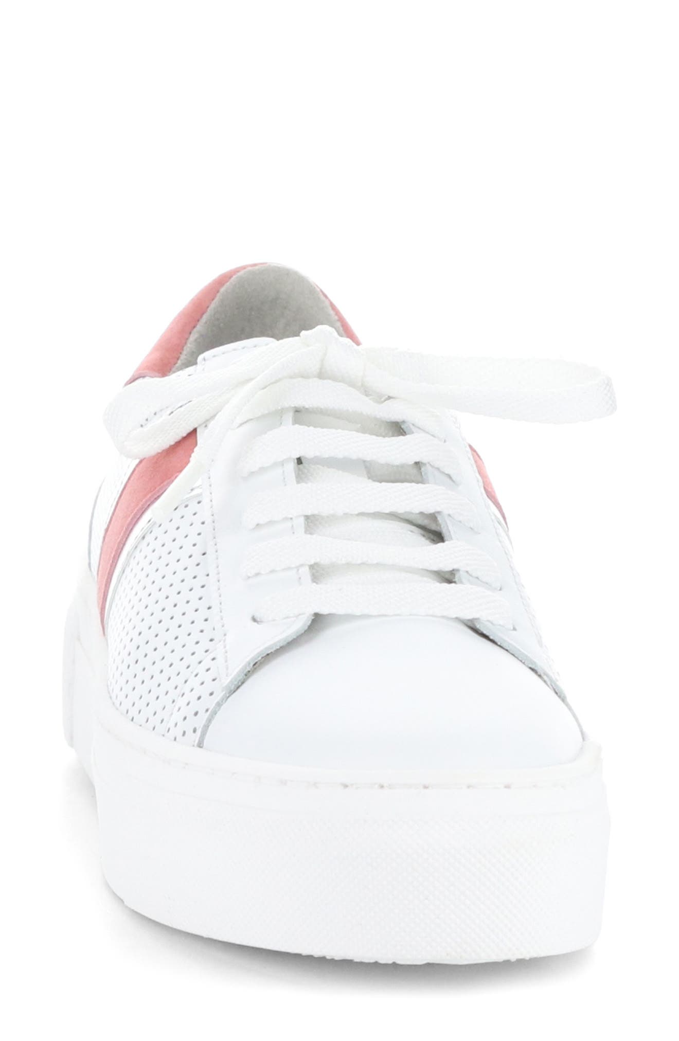 Bos. & Co. Monic Platform Sneaker, Alternate, color, White/Salmon/Silver