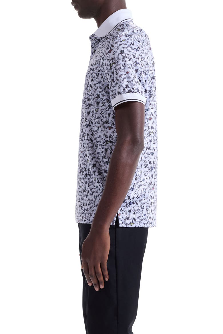 Three-Button Performance Polo, Alternate, color, BLACK
