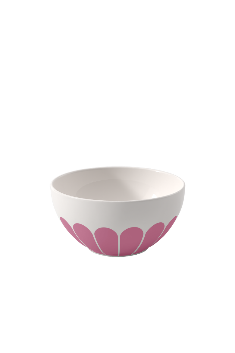 Fleur Cassis Rice/Cereal Bowl, Main, color, Pink