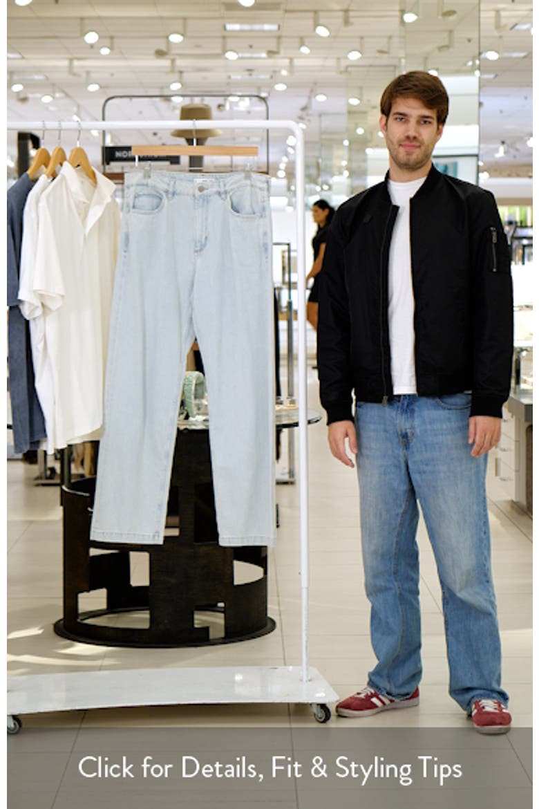Mid Rise Relaxed Straight Leg Jeans video