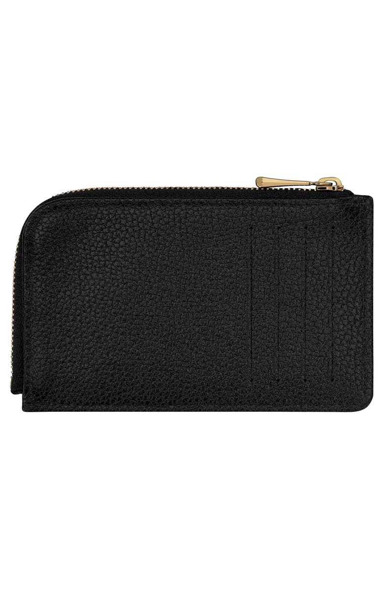 Longchamp Le Foulonné Leather Card Case, Alternate, color,