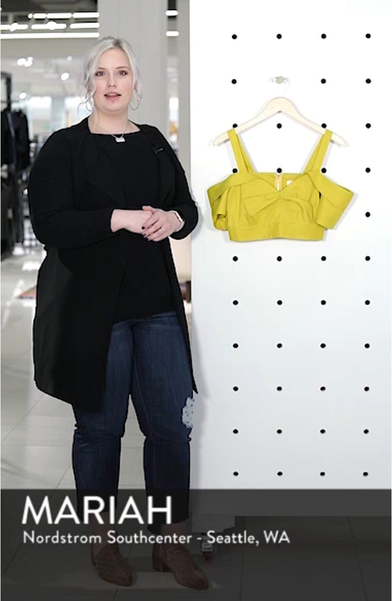 Cold Shoulder Crop Top, sales video thumbnail
