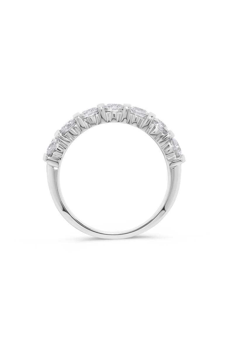 14K White Gold Bar Set Round Diamond Ring - 1.0ct., Alternate, color, WHITE GOLD