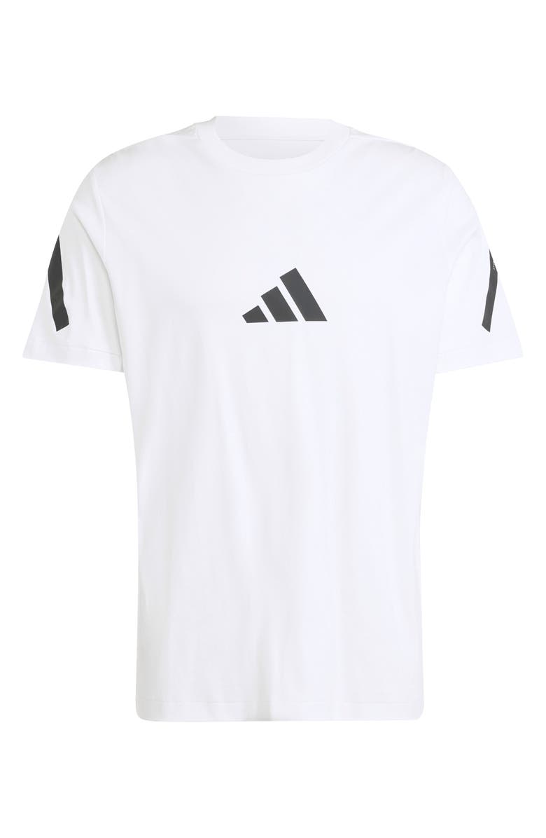 ADIDAS SPORTSWEAR Z.N.E. Performance Graphic T-Shirt, Alternate, color, White