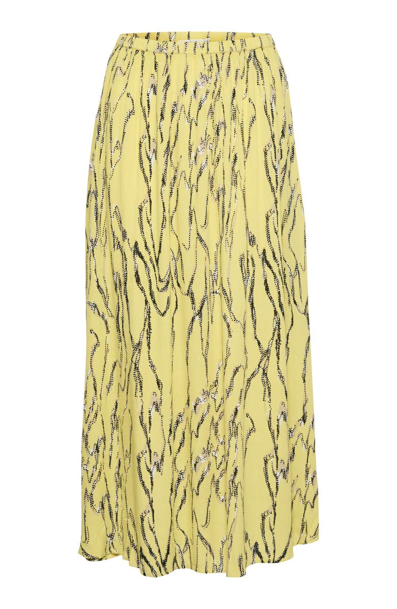Soaked in Luxury Zaya Elastic Waist Maxi Skirt, Alternate, color, Endive Traces