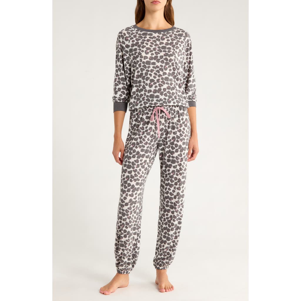 Honeydew Star Seeker Brushed Jersey Pajamas In Gray
