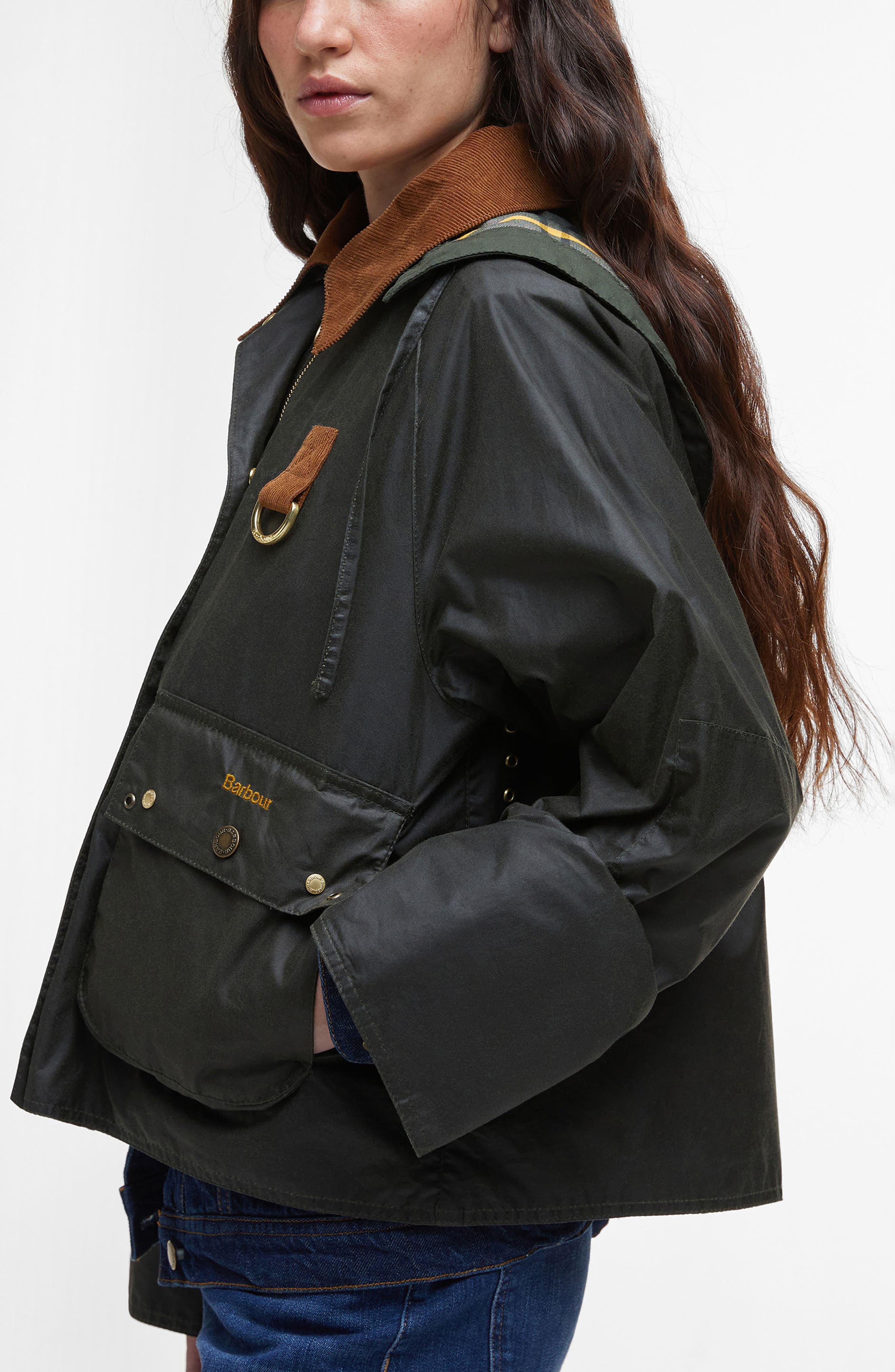 Женские куртки Barbour Erma Waxed Cotton Jacket — фото 3