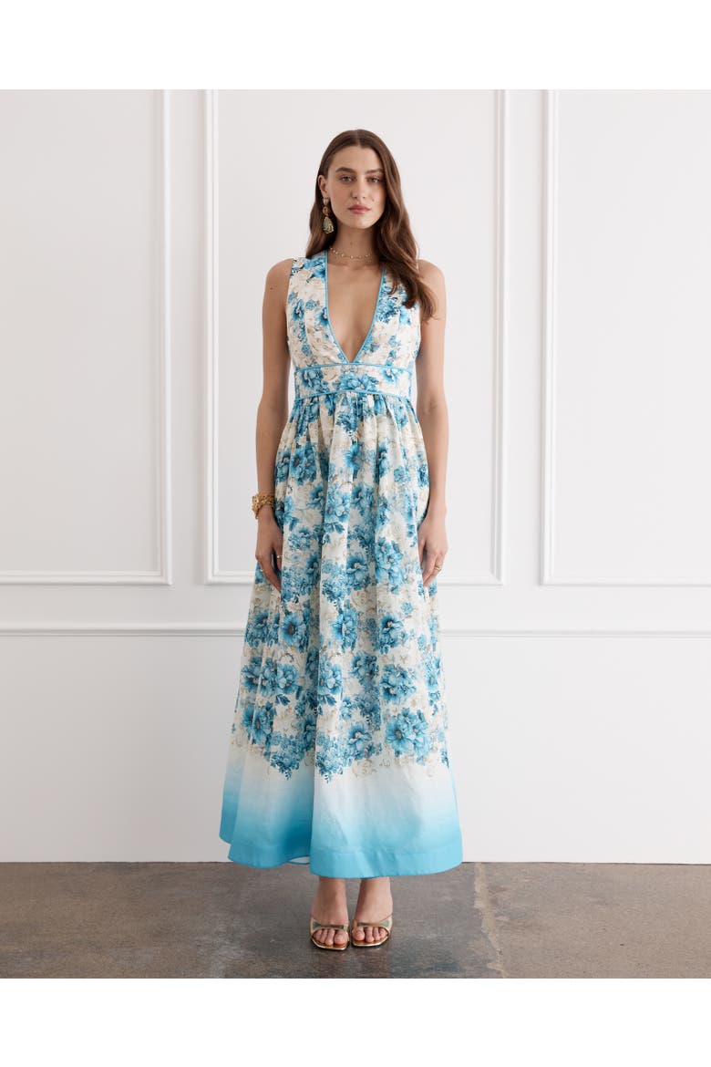 Melody Maxi Dress, Main, color, Dauphine