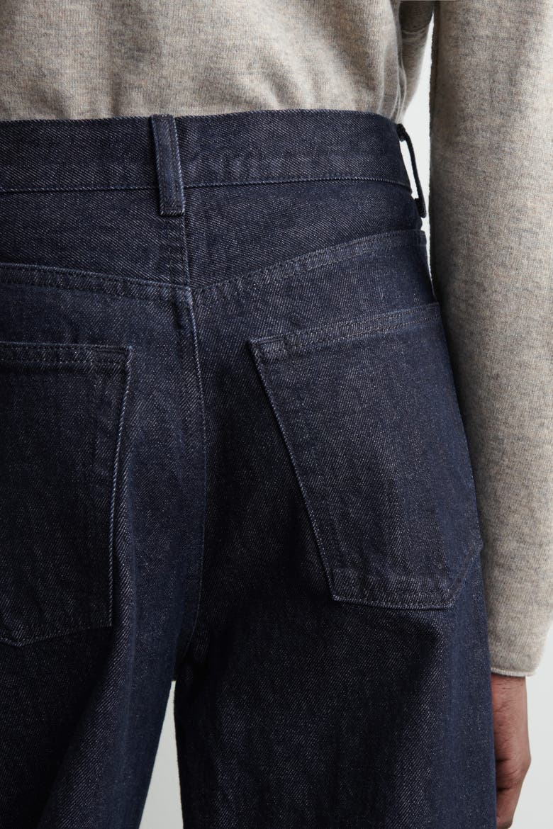Dial Wide-Leg Jeans, Alternate, color, DARK BLUE