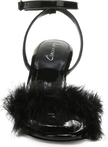 Brenna Feather Ankle Strap Sandal