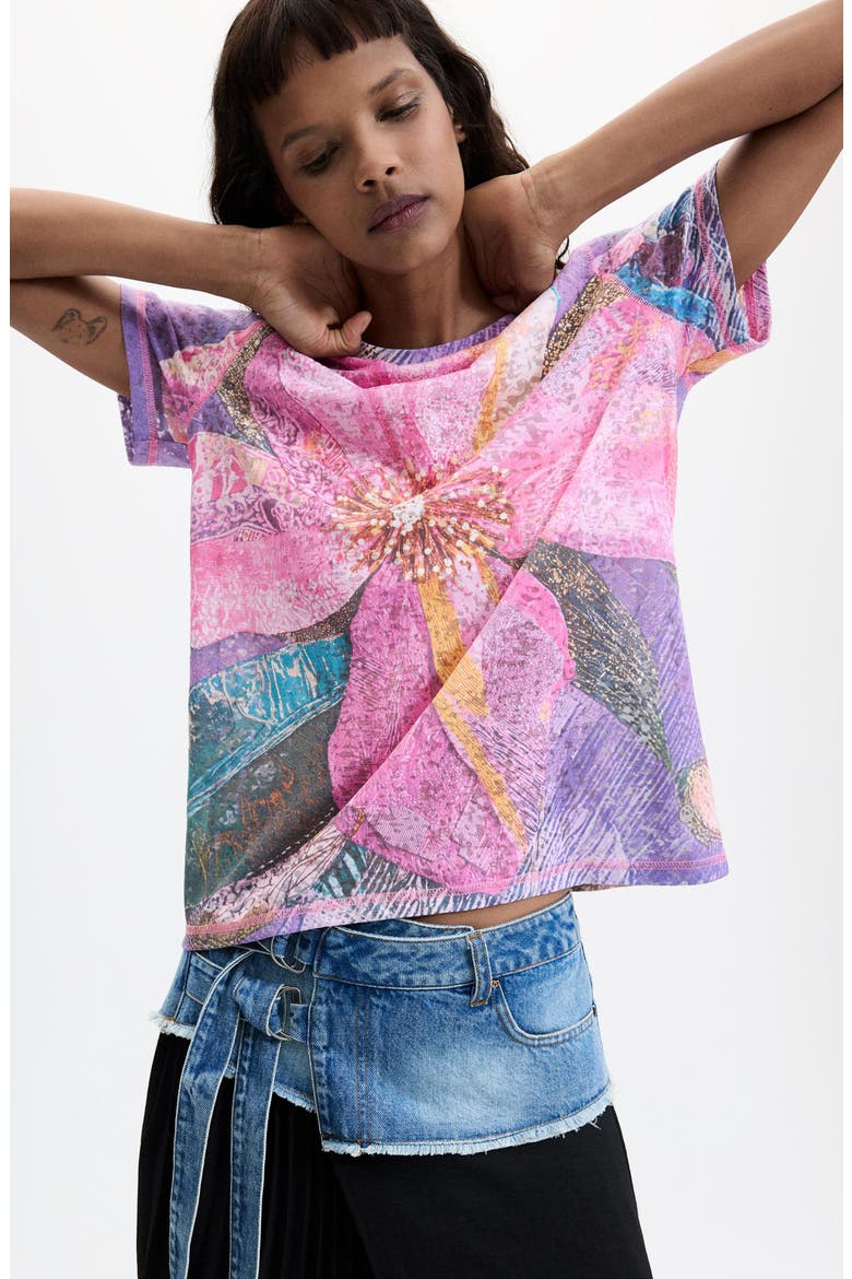Graphic T-Shirt, Alternate, color, PINK MULTI