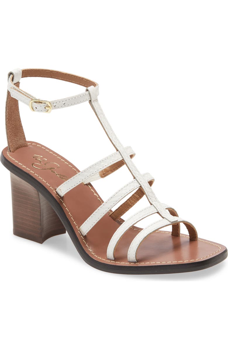42 Gold Emilla T-Strap Sandal, Main, color,