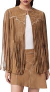 AllSaints Carter Fringe Vest