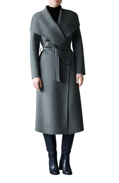 Mai Wool Long Wrap Coat